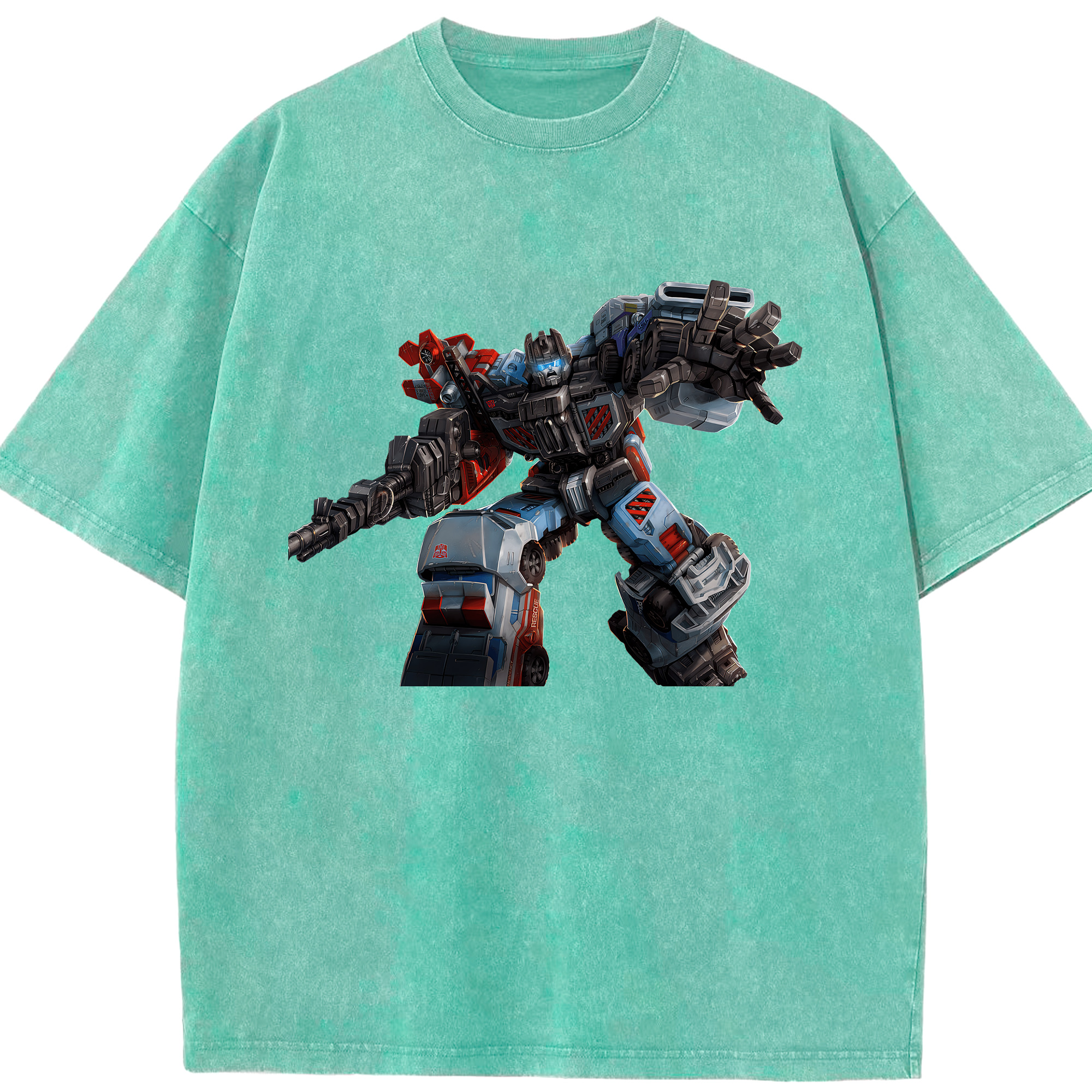 （画像用） Transformers トランスフォーマー 綿100% ヴィンテージ風 半袖Tシャツ（フロントプリント）